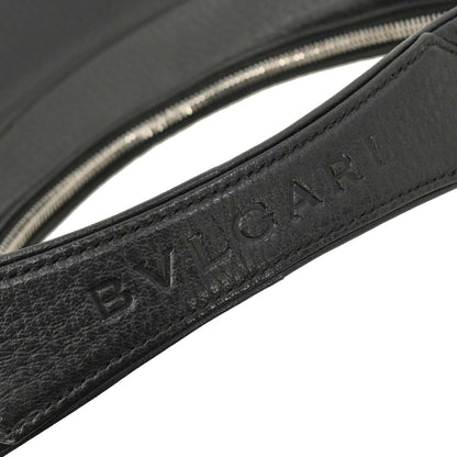 Bvlgari Black Leather Hobo Bag