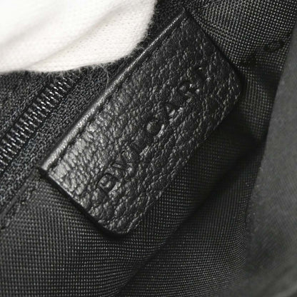 Bvlgari Black Leather Hobo Bag