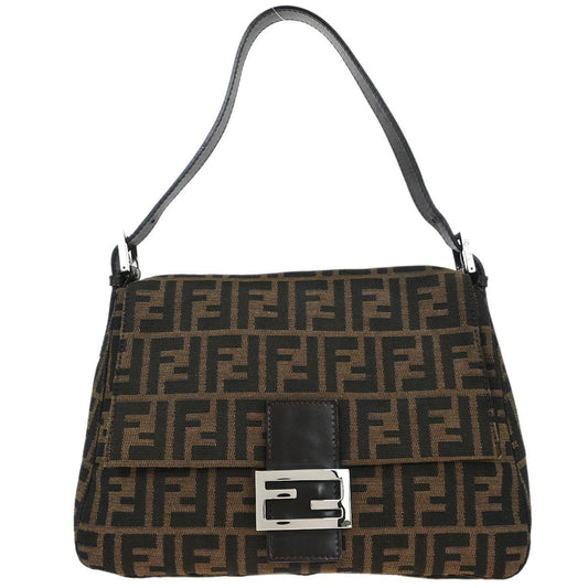 Fendi 2000 Zucca Mamma Baguette Handbag