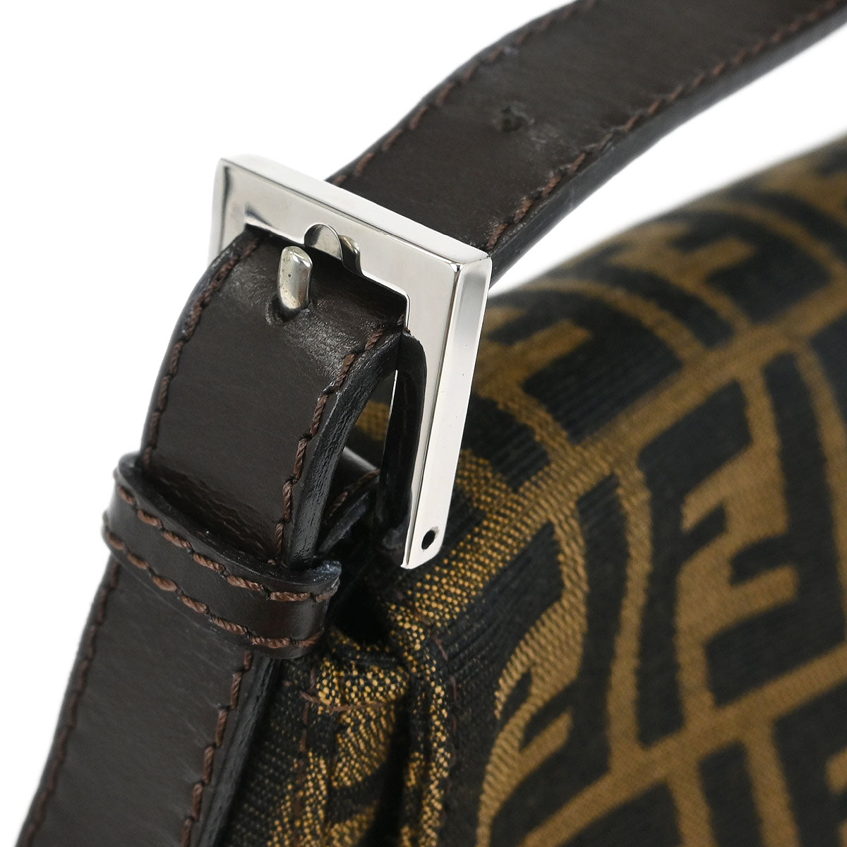 Fendi 2000 Zucca Mamma Baguette Handbag