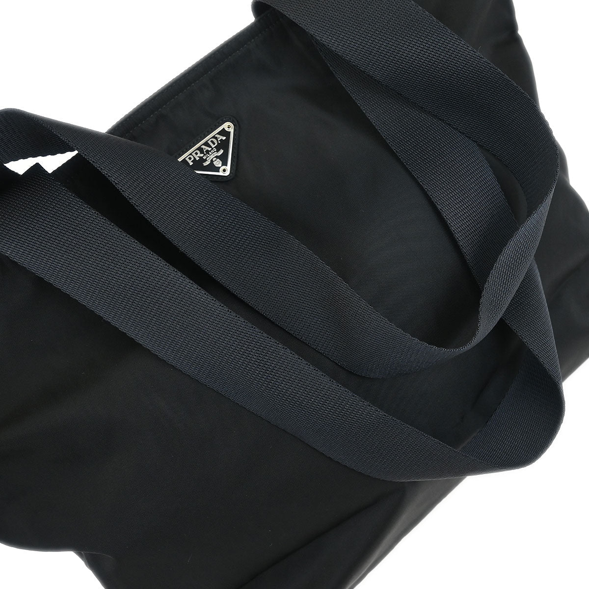Prada Black Nylon Tote Handbag