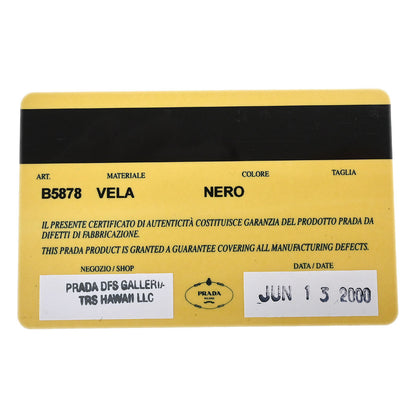 Prada Black Nylon Tote Handbag