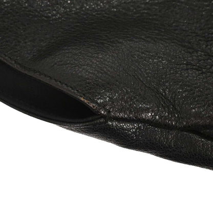 Gucci Black Bamboo Leather Hobo Handbag