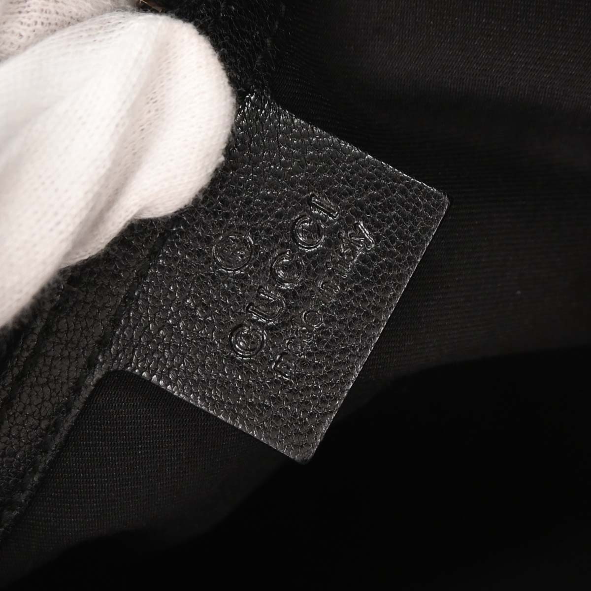 Gucci Black Bamboo Leather Hobo Handbag