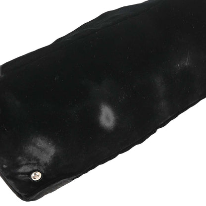 Chanel Black Velvet Satin Handbag