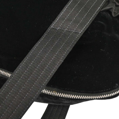 Chanel Black Velvet Satin Handbag