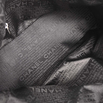 Chanel Black Velvet Satin Handbag