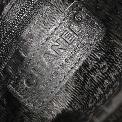 Chanel Black Velvet Satin Handbag