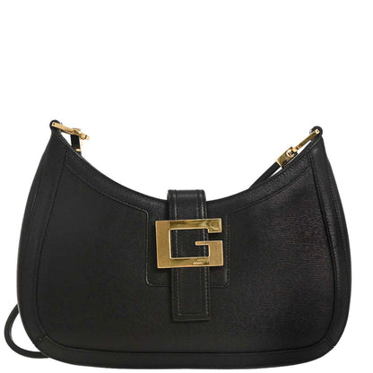 Gucci Black Leather Shoulder Bag