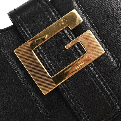 Gucci Black Leather Shoulder Bag