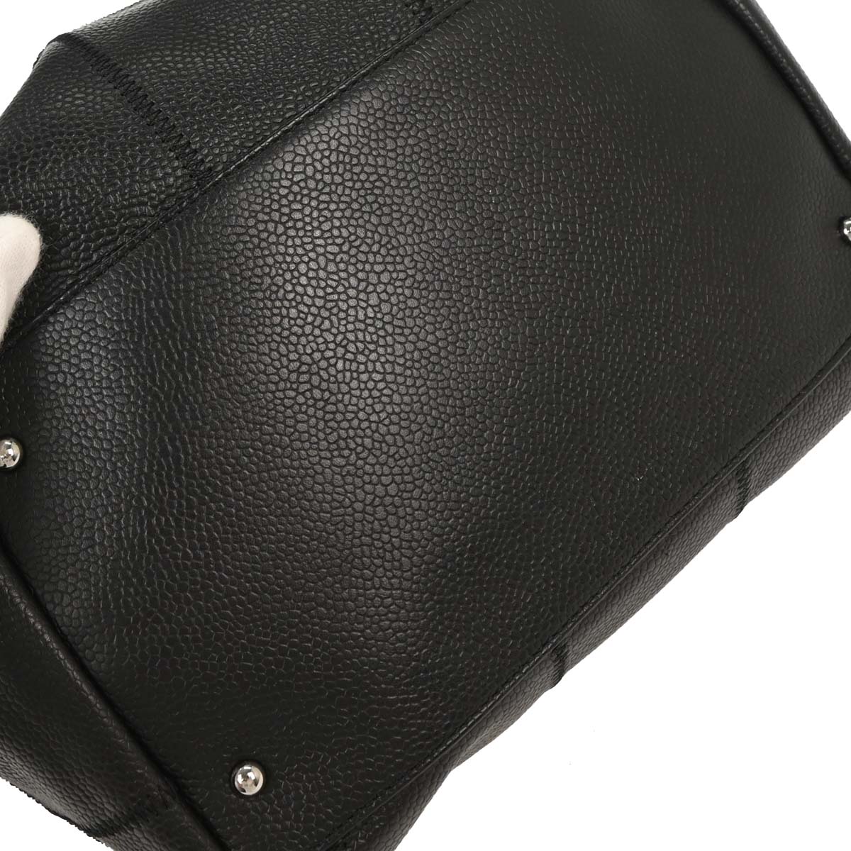 Chanel 2004-2005 Black Caviar Choco Bar Handbag