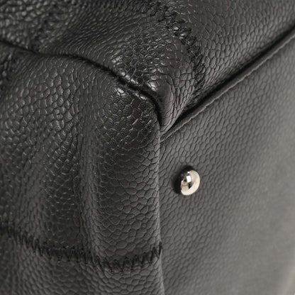 Chanel 2004-2005 Black Caviar Choco Bar Handbag