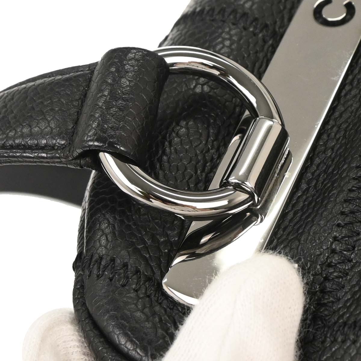 Chanel 2004-2005 Black Caviar Choco Bar Handbag