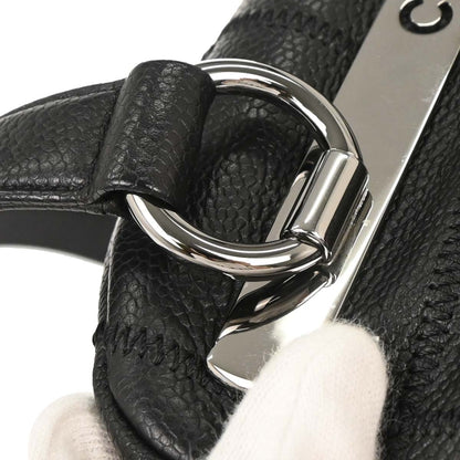 Chanel 2004-2005 Black Caviar Choco Bar Handbag