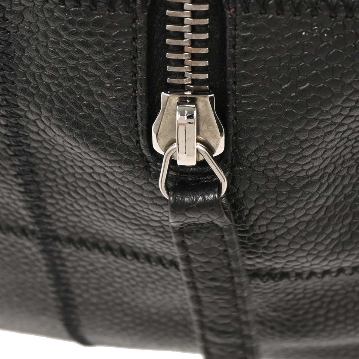 Chanel 2004-2005 Black Caviar Choco Bar Handbag