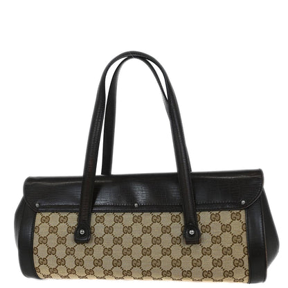Gucci Beige Bamboo GG Handbag
