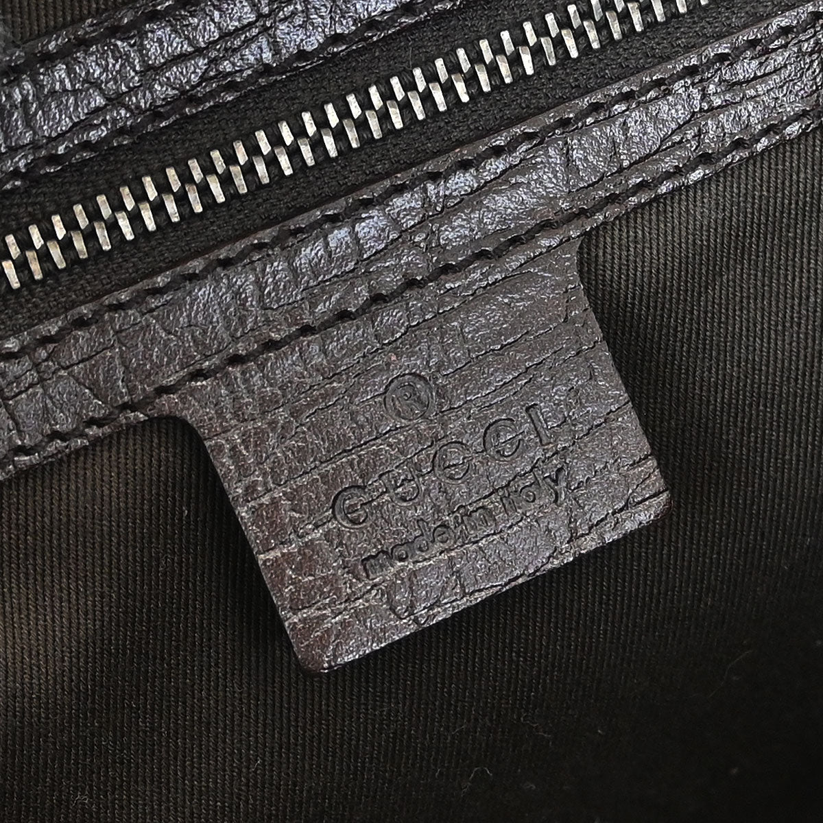 Gucci Beige Bamboo GG Handbag