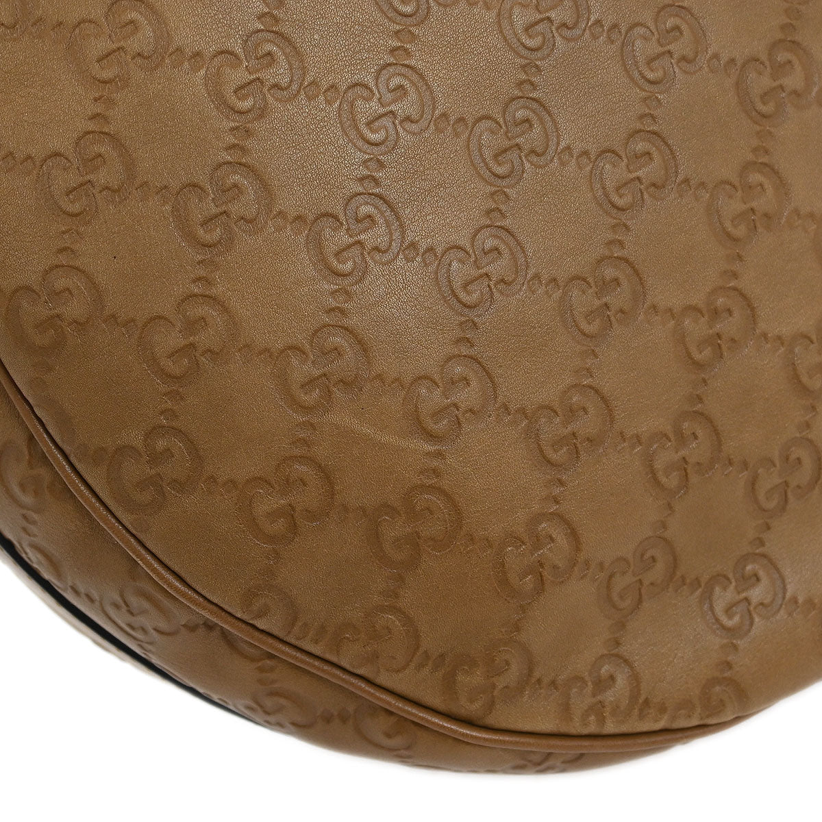 Gucci Brown Guccissima GG Twins Hobo Handbag