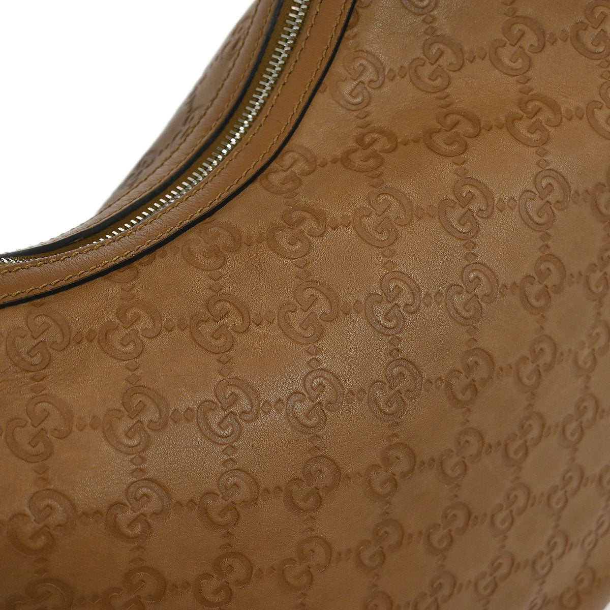 Gucci Brown Guccissima GG Twins Hobo Handbag