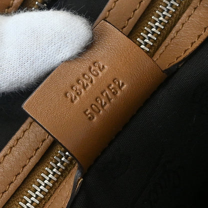 Gucci Brown Guccissima GG Twins Hobo Handbag