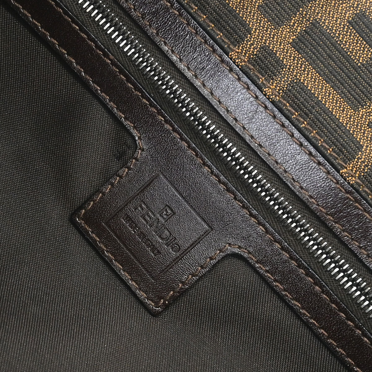 Fendi Brown Zucca Handbag
