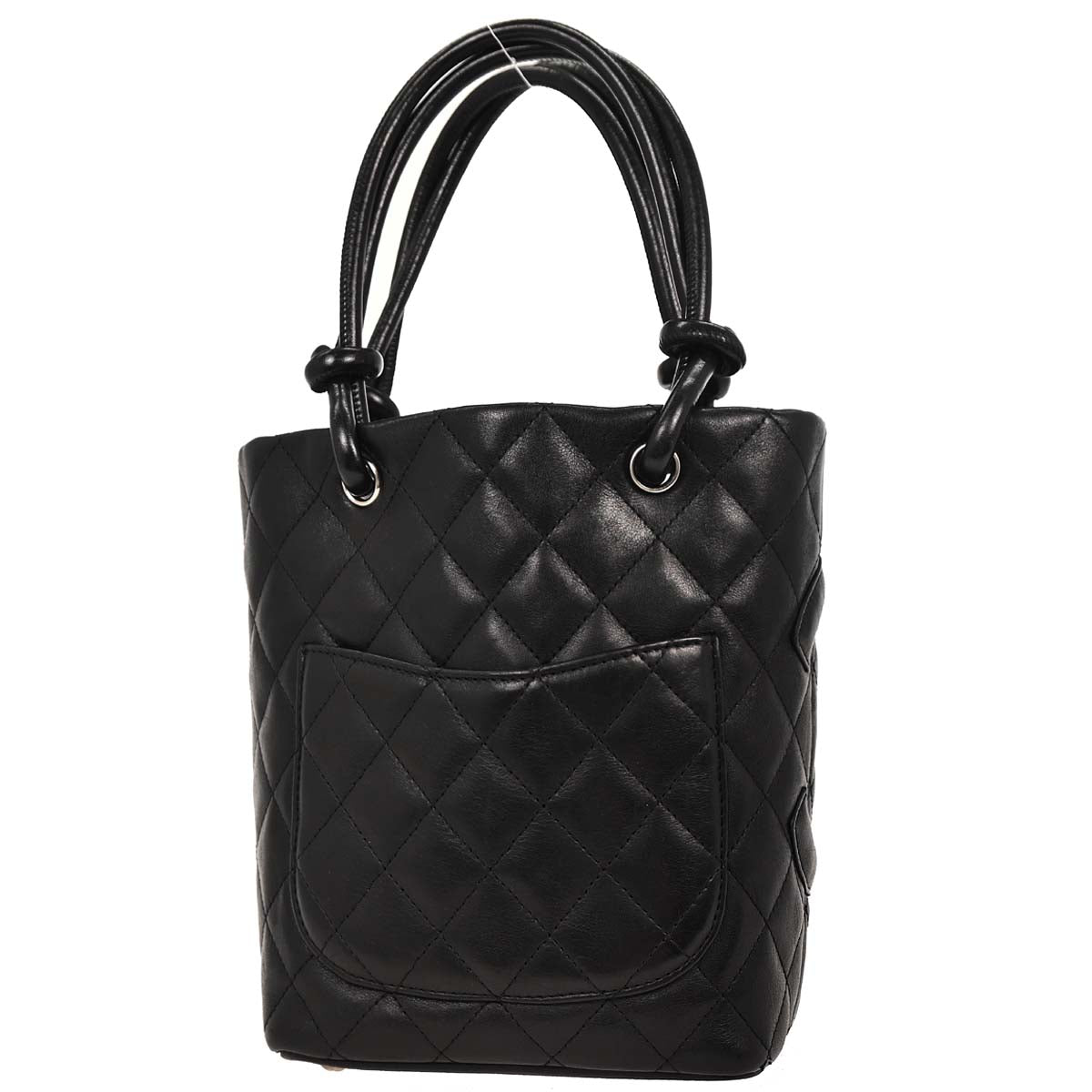 2004-2005 Black Calfskin Cambon Ligne Tote Handbag