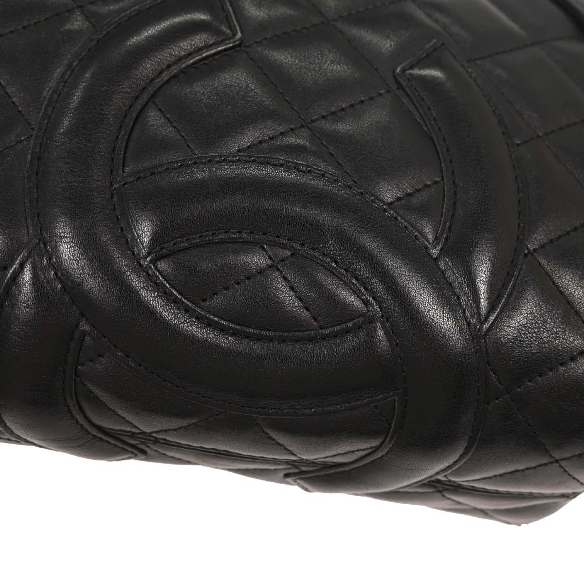 2004-2005 Black Calfskin Cambon Ligne Tote Handbag