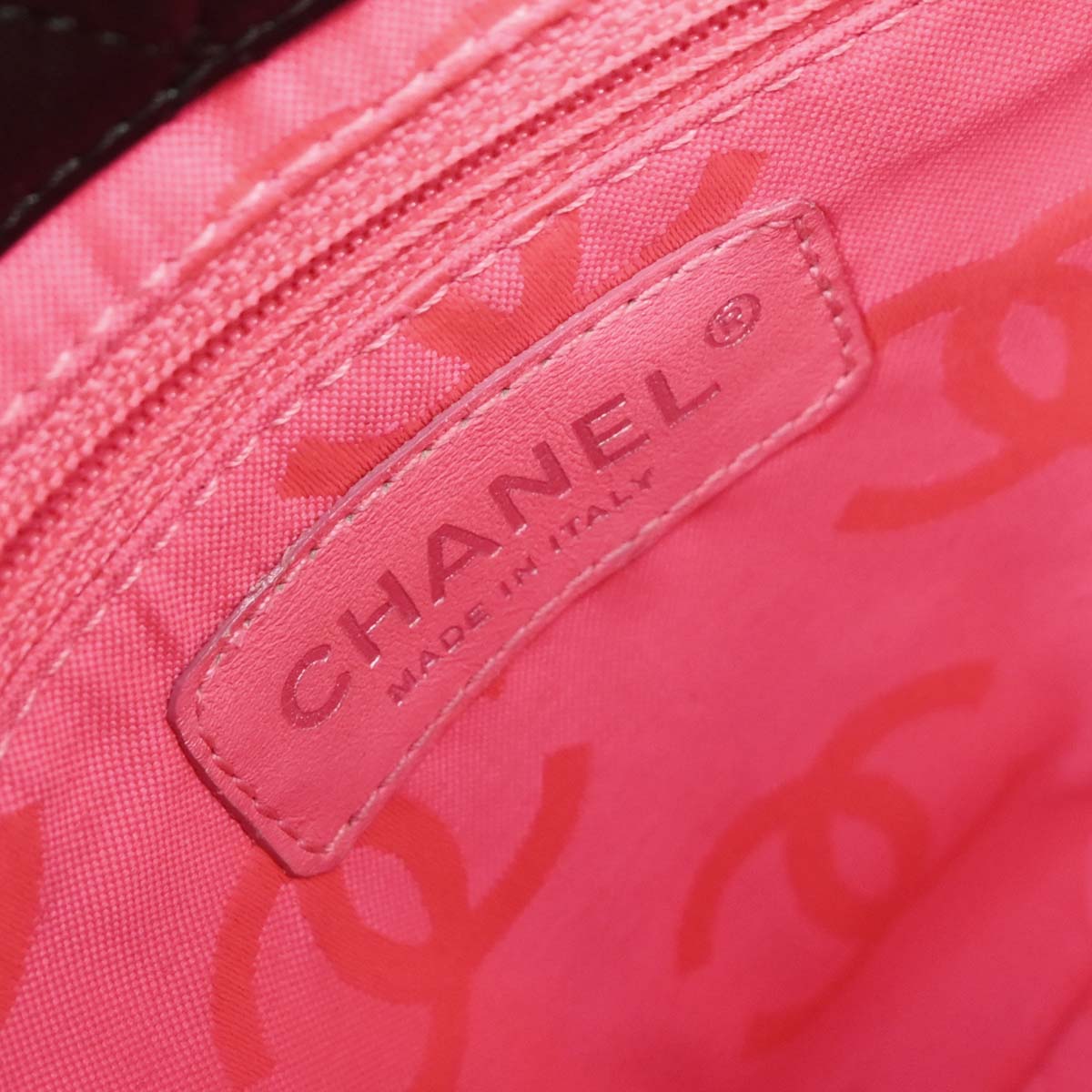 2004-2005 Black Calfskin Cambon Ligne Tote Handbag