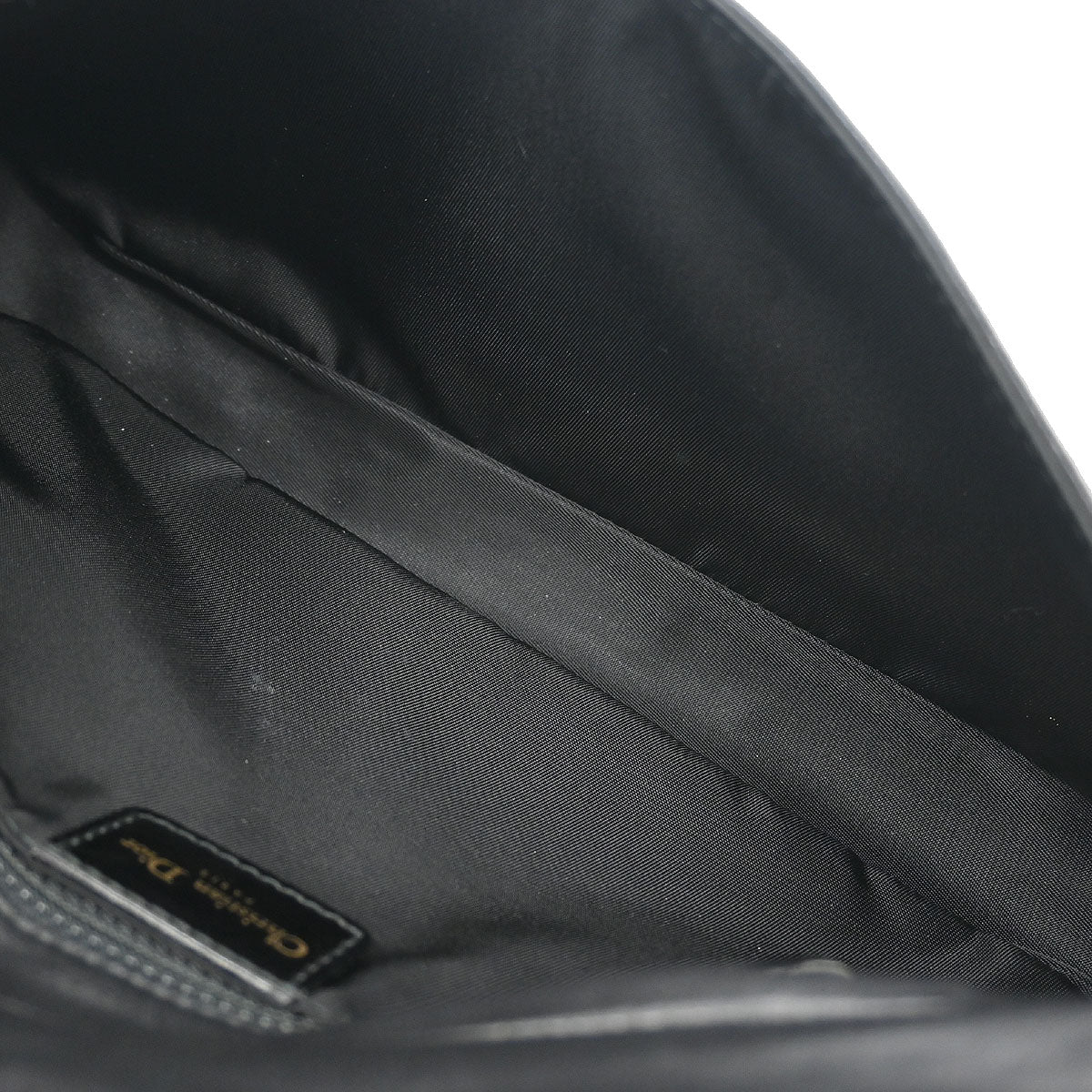 Christian Dior Black Lambskin Cannage Malice Handbag