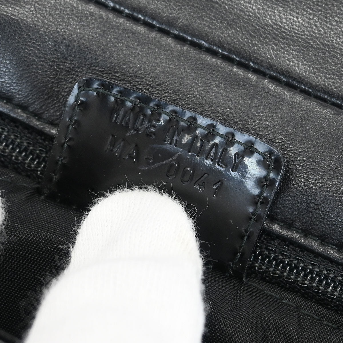 Christian Dior Black Lambskin Cannage Malice Handbag