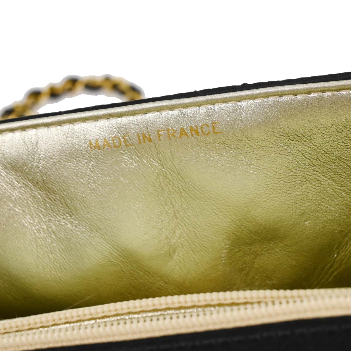 Chanel Black Satin Mini Classic Square Flap Shoulder Bag