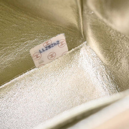 Chanel Black Satin Mini Classic Square Flap Shoulder Bag