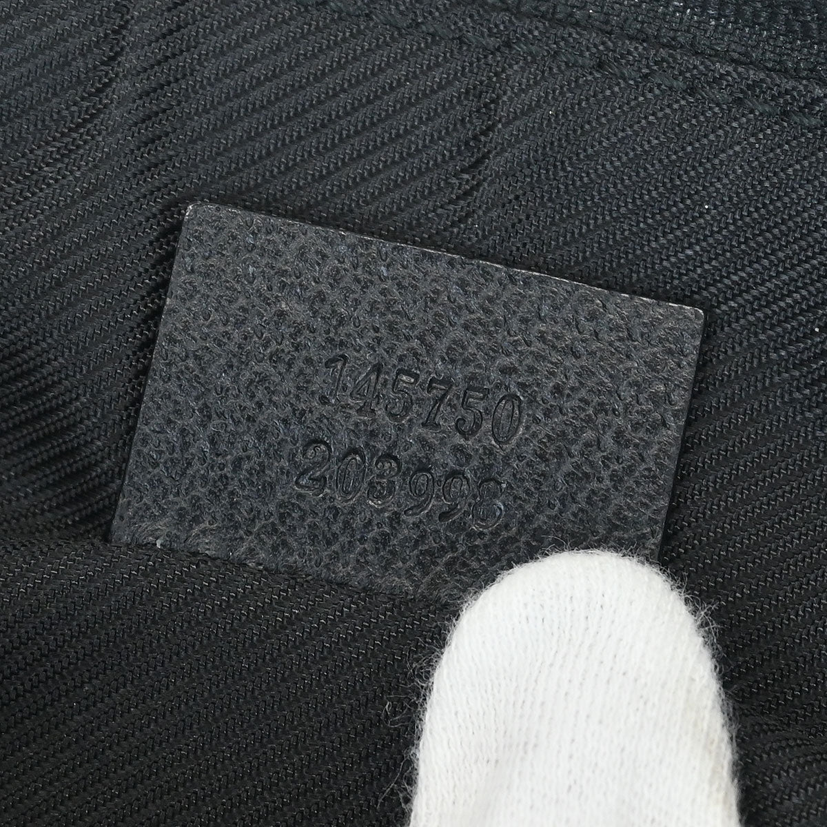 Gucci Black GG Abbey D Ring Handbag