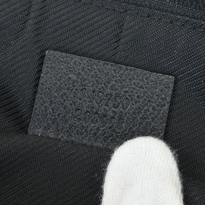 Gucci Black GG Abbey D Ring Handbag