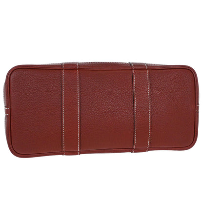 Hermes Rouge H Negonda Garden Party 30 TPM Tote Handbag