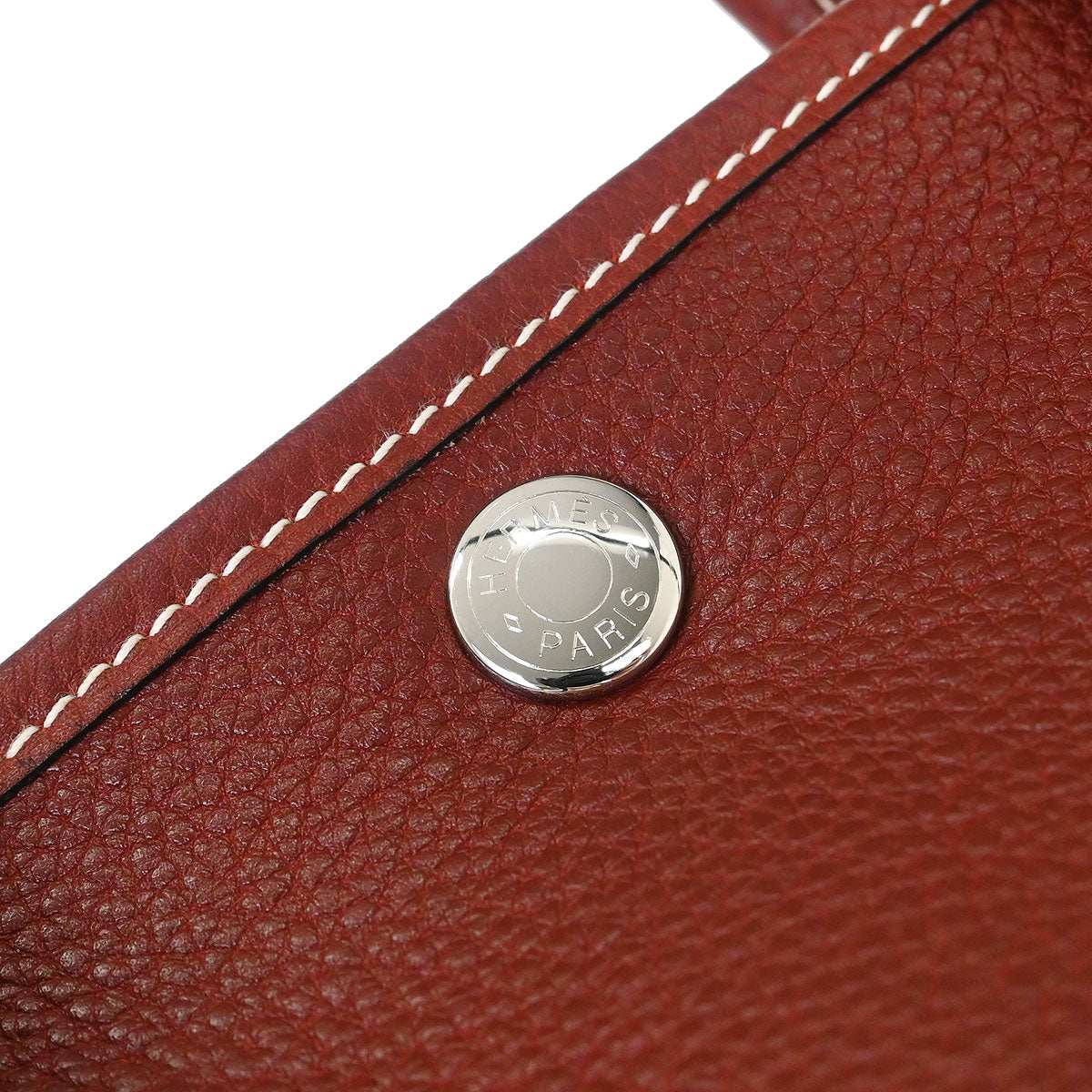 Hermes Rouge H Negonda Garden Party 30 TPM Tote Handbag