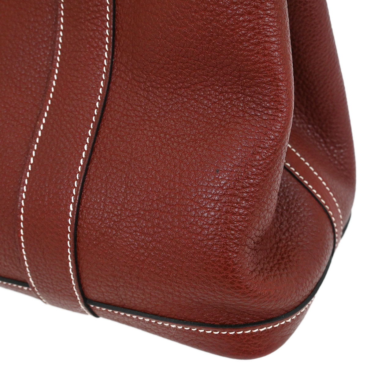 Hermes Rouge H Negonda Garden Party 30 TPM Tote Handbag