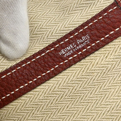 Hermes Rouge H Negonda Garden Party 30 TPM Tote Handbag
