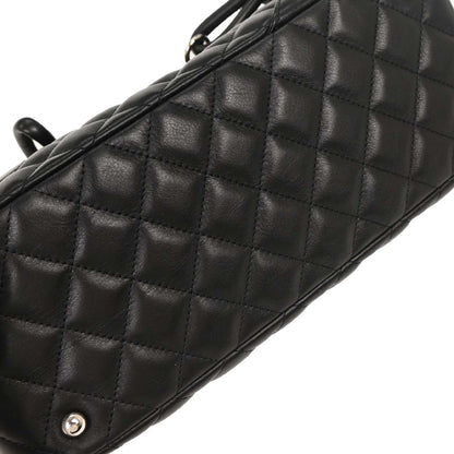 Chanel Black Calfskin Cambon Ligne Bowling Bag