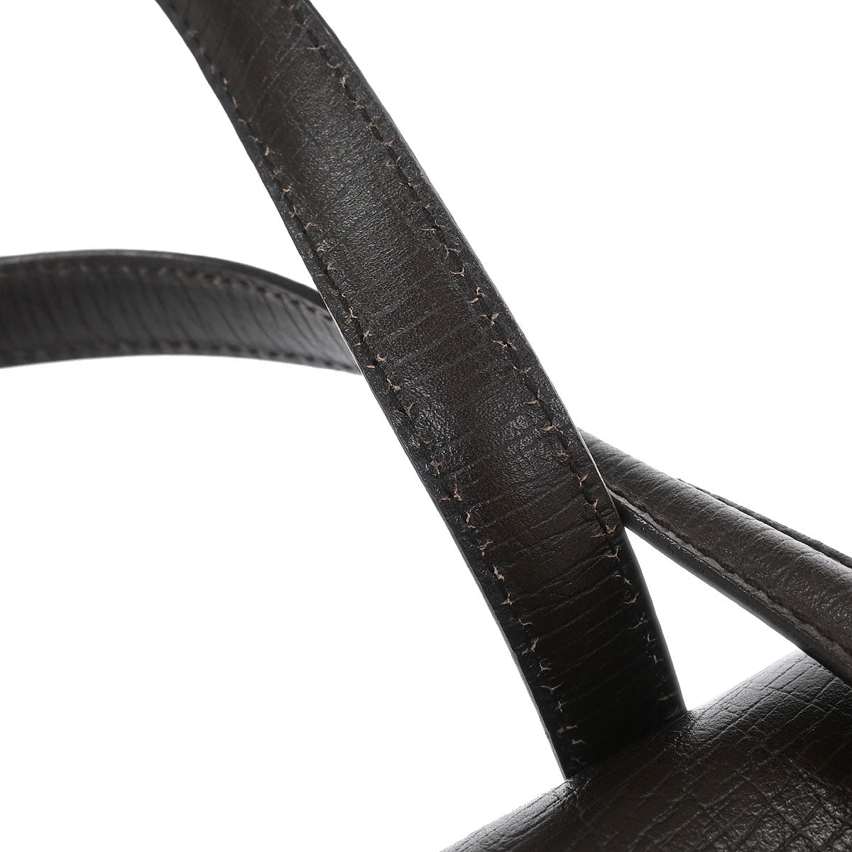 Gucci Beige Black Bamboo GG Handbag