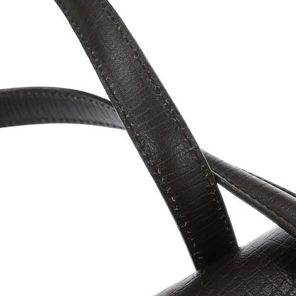 Gucci Beige Black Bamboo GG Handbag