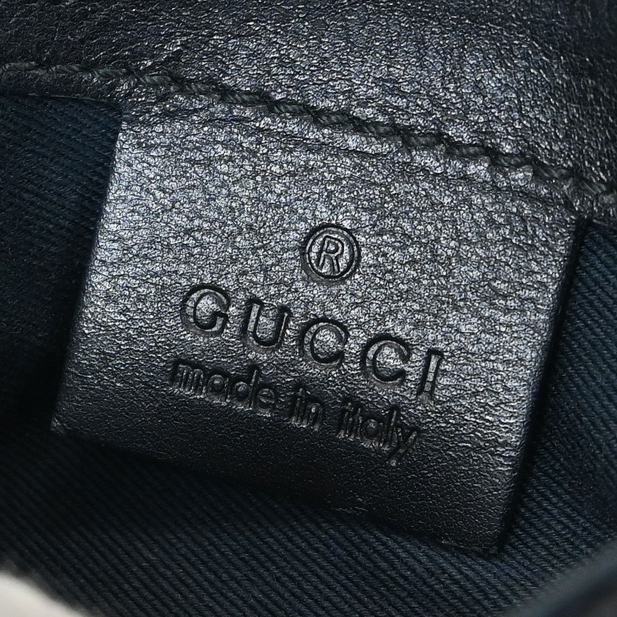 Gucci Black GG Bum Bag