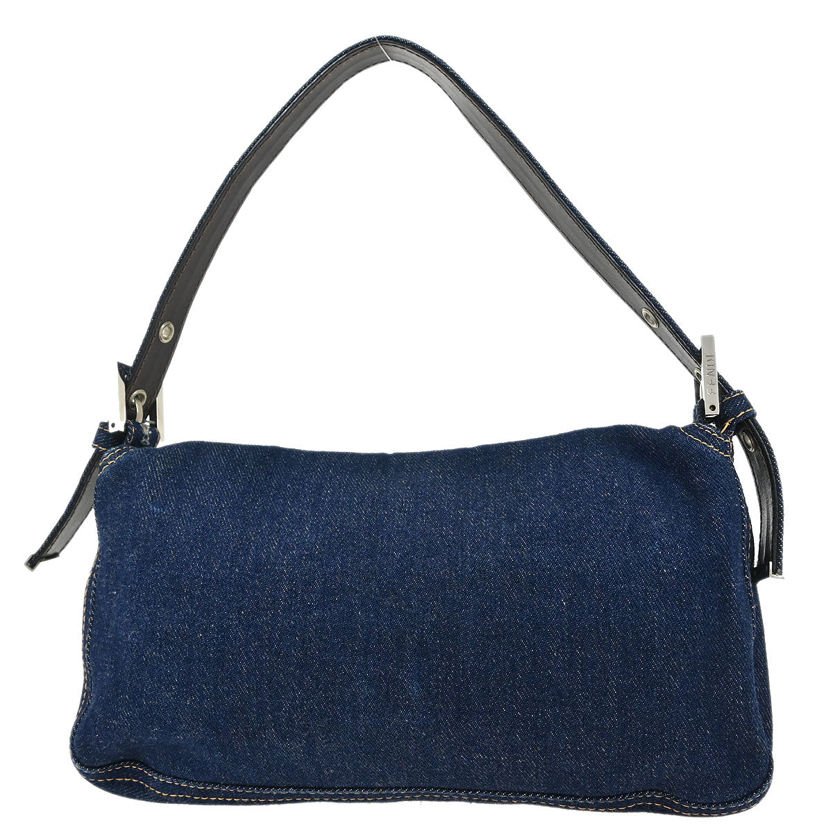 Fendi Indigo Denim Baguette Handbag