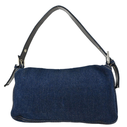 Fendi Indigo Denim Baguette Handbag