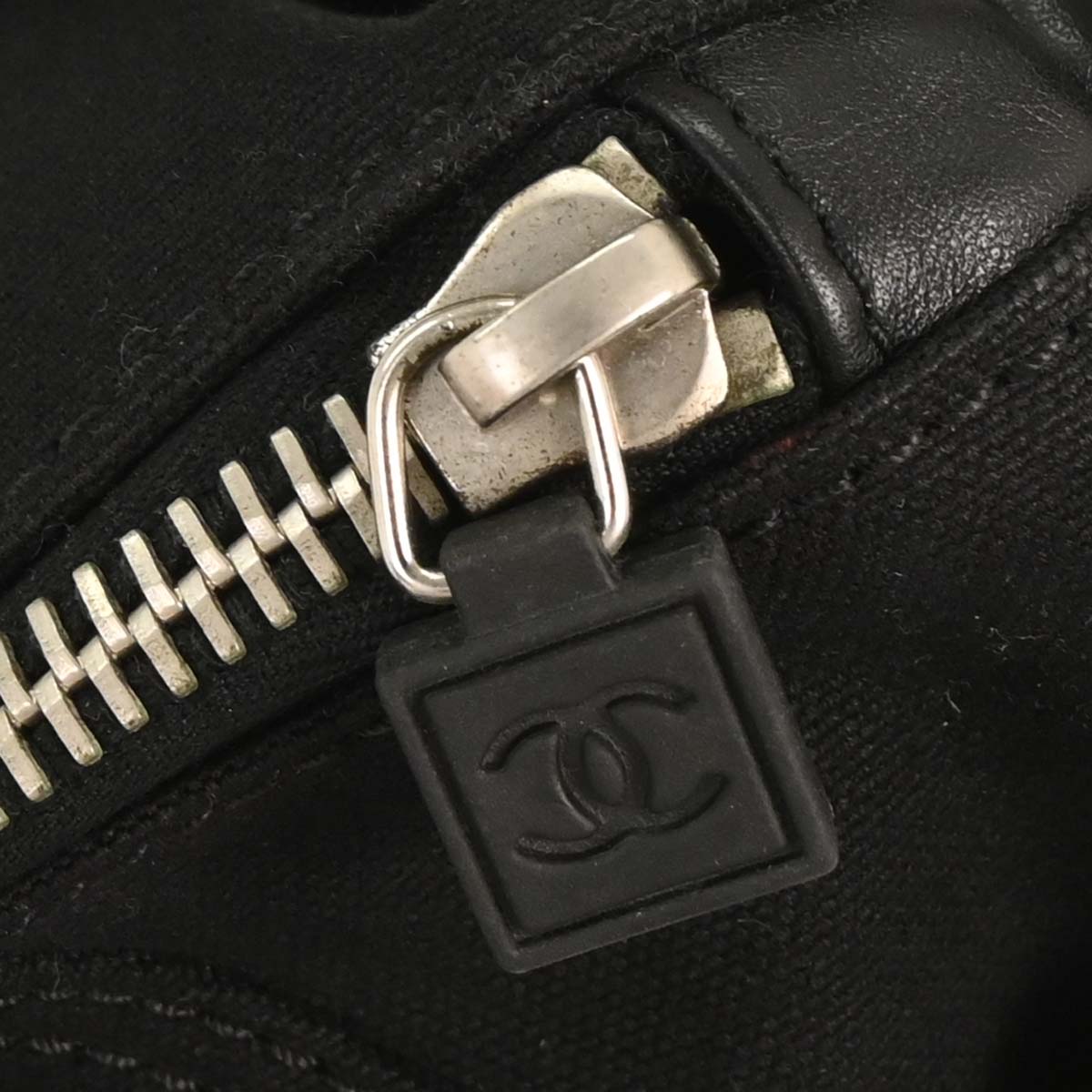 Chanel 2003-2004 Black Sport Line Shoulder Bag