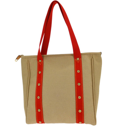 Louis Vuitton Beige Antigua Cabas MM Tote Bag M40035