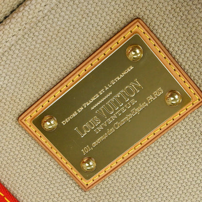 Louis Vuitton Beige Antigua Cabas MM Tote Bag M40035