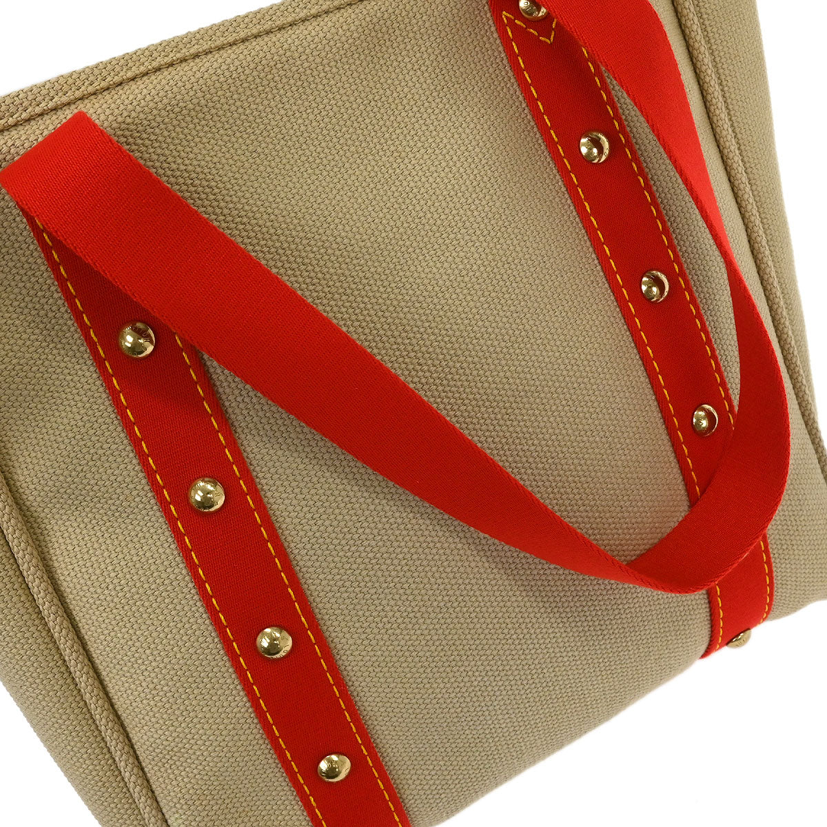 Louis Vuitton Beige Antigua Cabas MM Tote Bag M40035