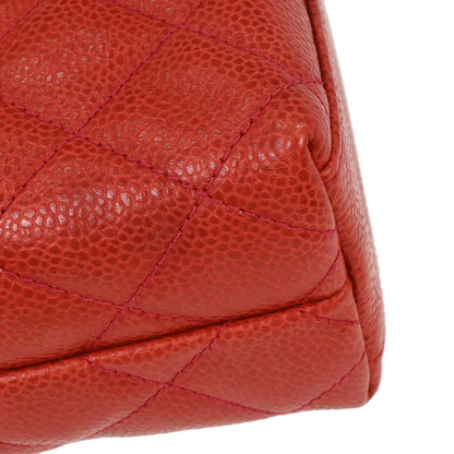 Chanel Red Caviar Shoulder Bag