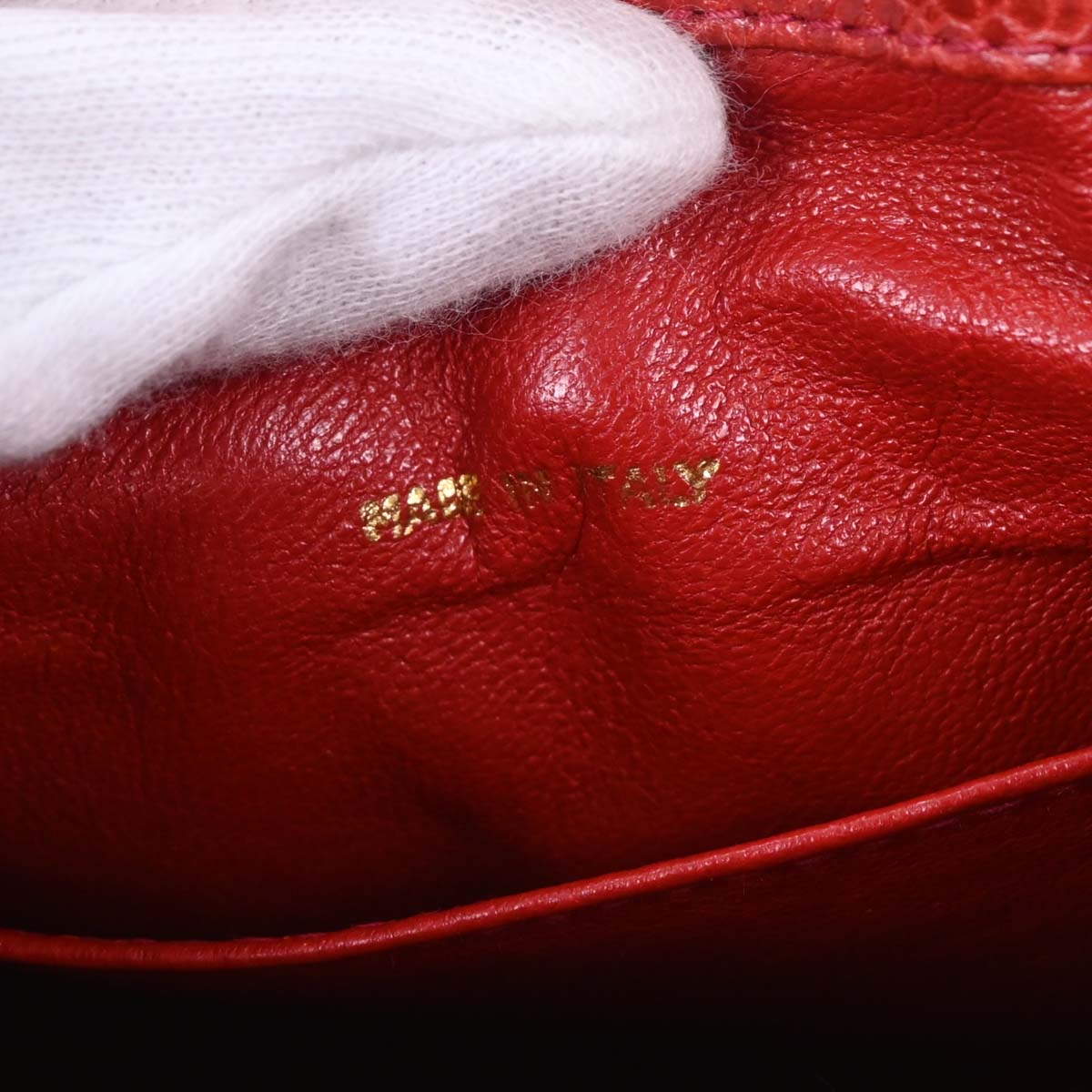 Chanel Red Caviar Shoulder Bag